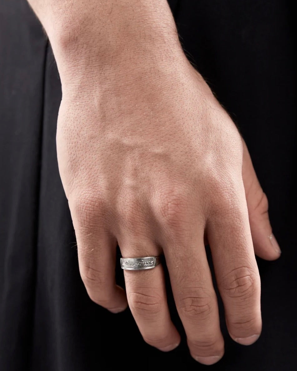 Tutto Passa Ring Silber