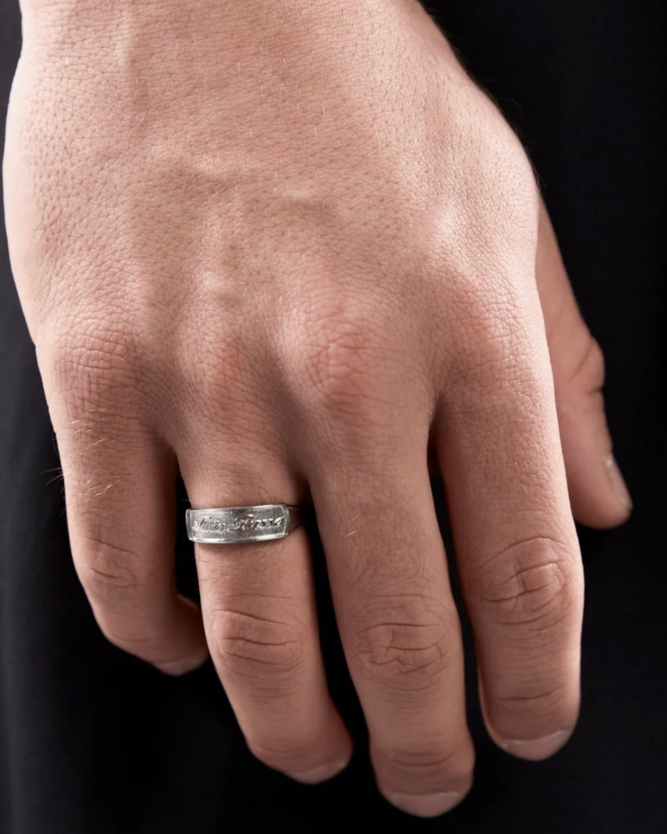 Tutto Passa Ring Silber